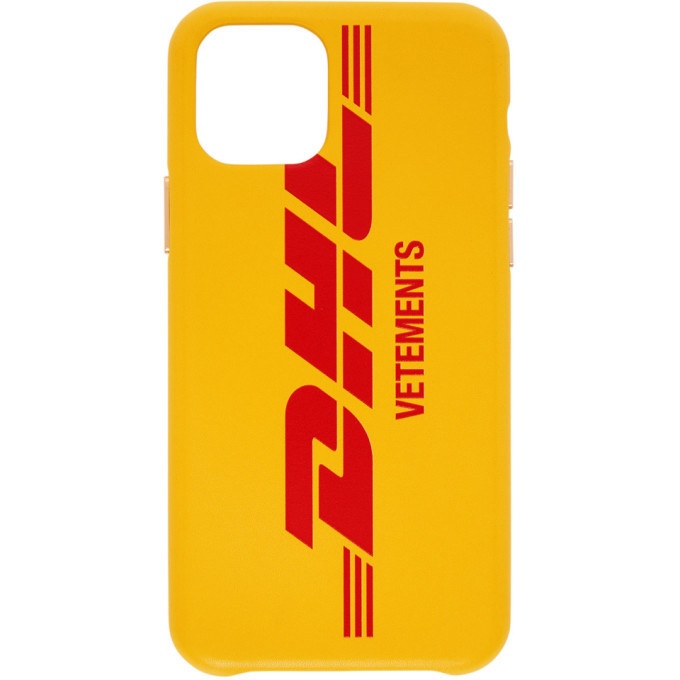 Photo: VETEMENTS Yellow DHL Express Edition iPhone 11 Pro Case