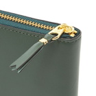 Comme des Garçons SA7100 Classic Wallet in Bottle Green