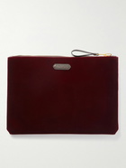 TOM FORD - Buckley Leather-Trimmed Cotton-Velvet Document Holder