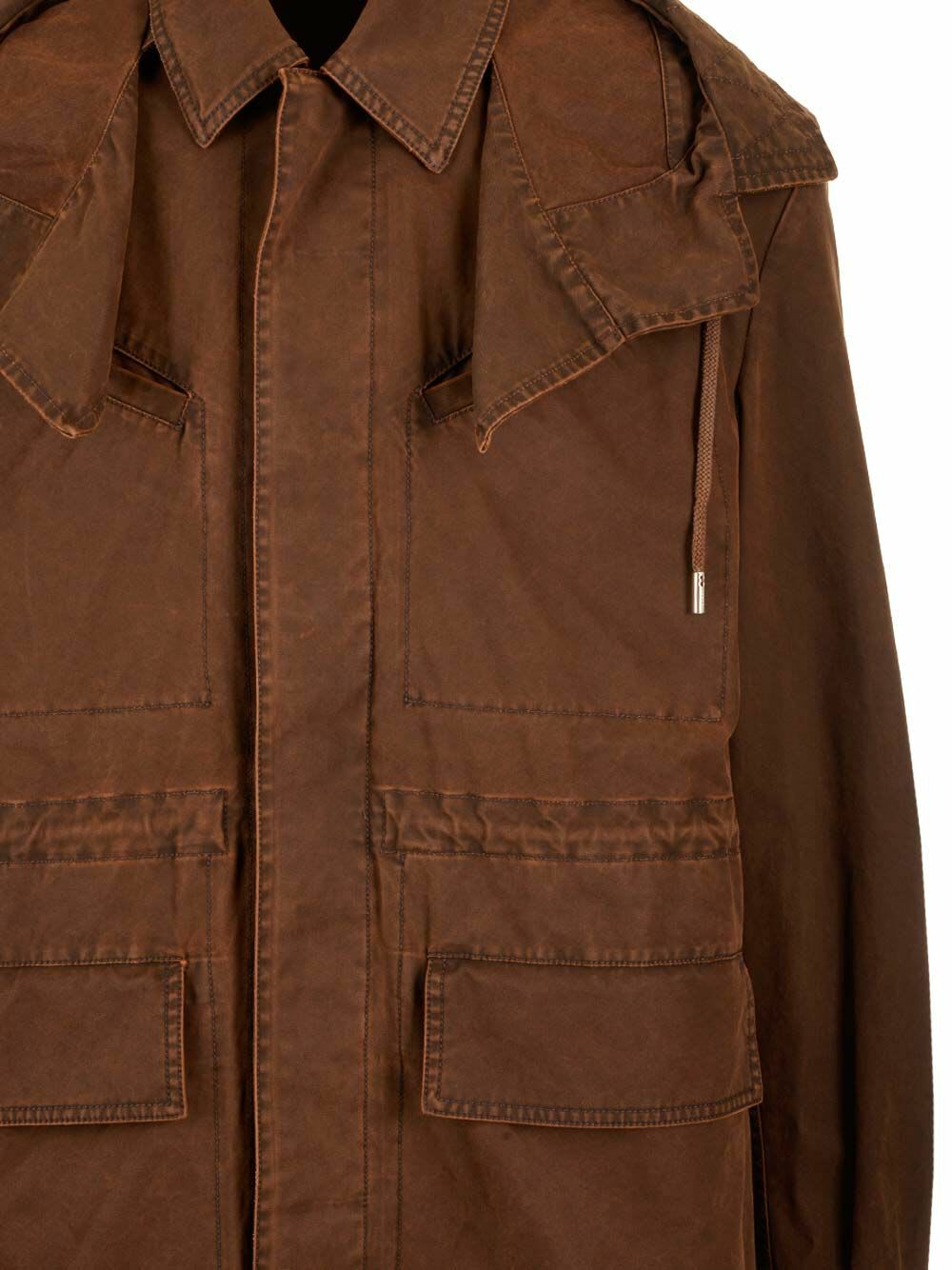 ブルゾン Alexander Mcqueen Cotton Canvas Parka Alexander McQueen Cotton Canvas Parka Alexander McQueen