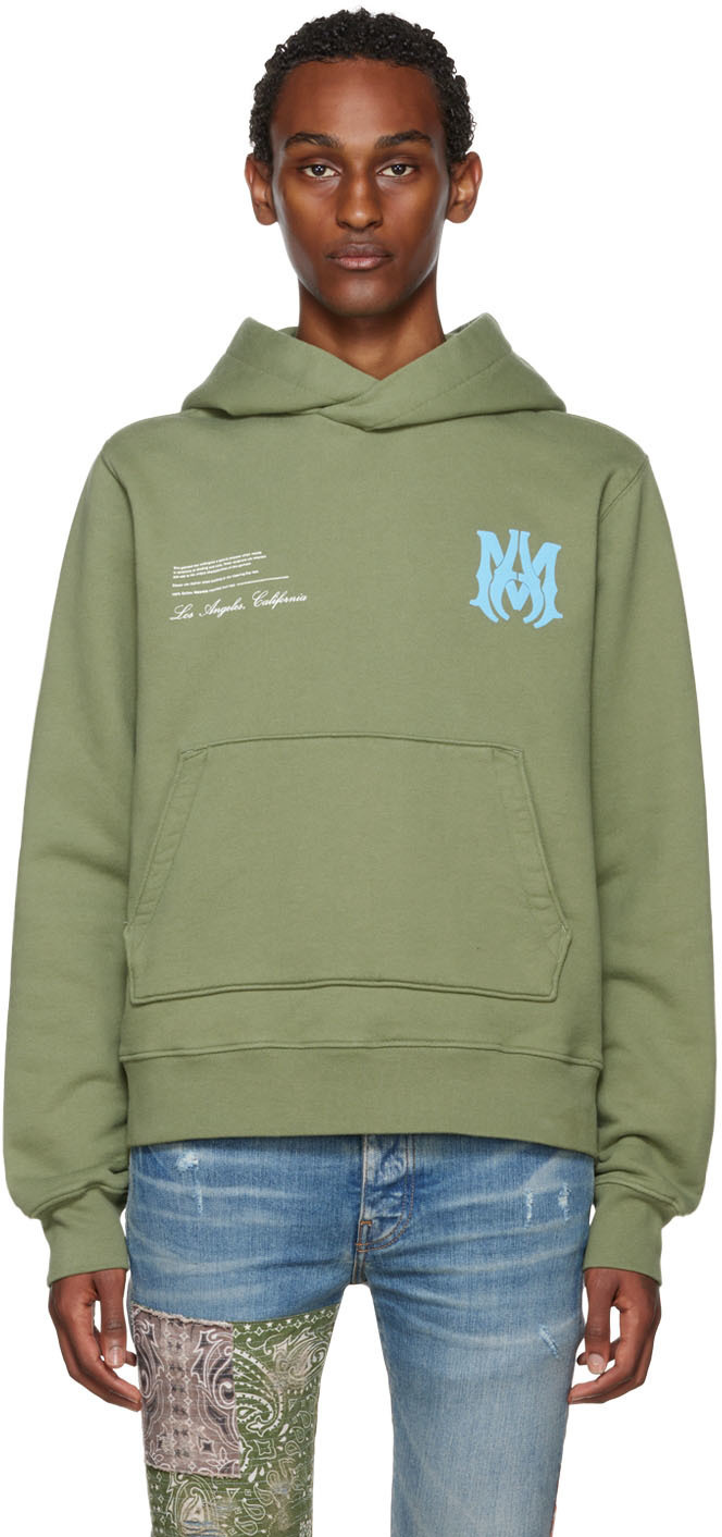 AMIRI Khaki Military Specs Hoodie Amiri