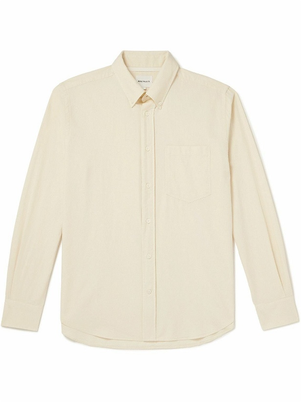 Photo: Norse Projects - Algot Button-Down Collar Cotton-Chambray Shirt - White