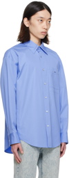 Wooyoungmi Blue Chest Pocket Shirt