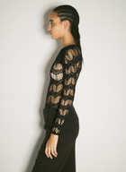 Saint Laurent Laddered Bodysuit