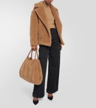 Max Mara Marine teddy tote bag