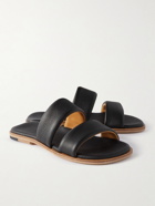 Auralee - Full-Grain Leather Sandals - Black