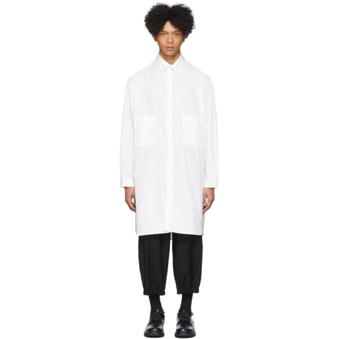 Yohji Yamamoto White Cotton Shirt Yohji Yamamoto