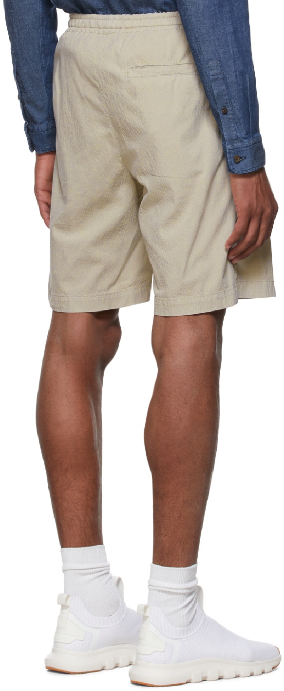Z Zegna Grey Cotton Shorts