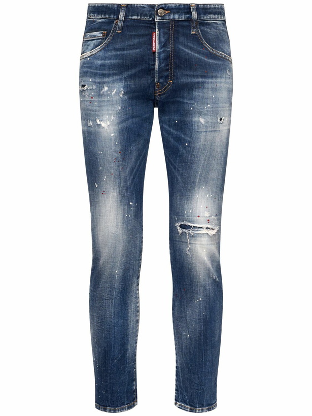 Photo: DSQUARED2 Skater Stretch Cotton Denim Jeans