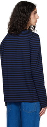 Marina Yee Black & Navy Deconstructed T-Shirt