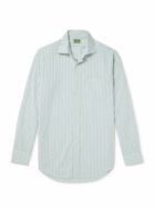 Sid Mashburn - Striped Cotton-Chambray Shirt - Blue