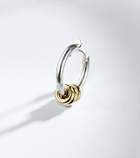 Spinelli Kilcollin Nevine Max sterling silver and 18kt gold single hoop earring