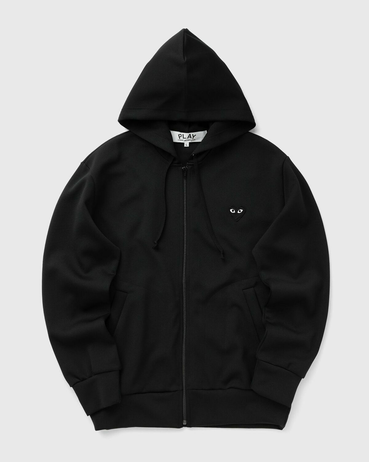 Comme des Garçons Play BLACK EMBLEM SWEATSHIRT Black Mens Hoodies/Zipper