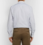 Hugo Boss - White Jack Slim-Fit Pinstriped Cotton-Oxford Shirt - Men - White