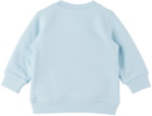 Kenzo Baby Blue Kenzo Paris Embroidered Sweatshirt