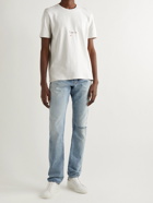 SAINT LAURENT - Logo-Print Organic Cotton-Jersey T-Shirt - White