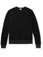 SAINT LAURENT - Metallic Wool-Blend Sweater - Black