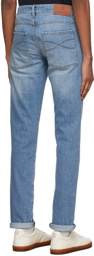 Brunello Cucinelli Blue Comfort Skinny Jeans