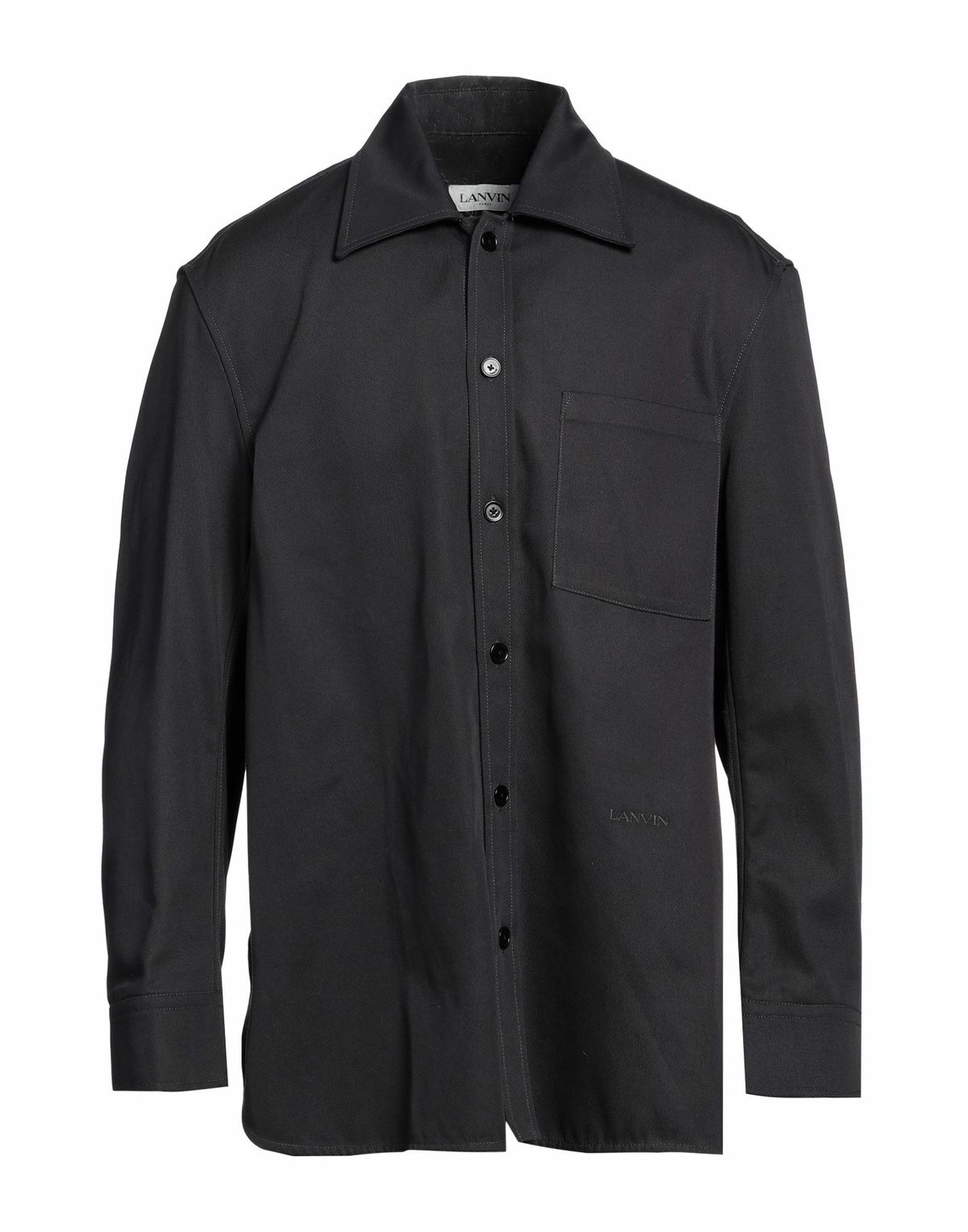 Lanvin Mens Shirt Charcoal