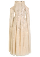 Needle & Thread Moonlight Sequin-embellished Tulle Gown Light Pink