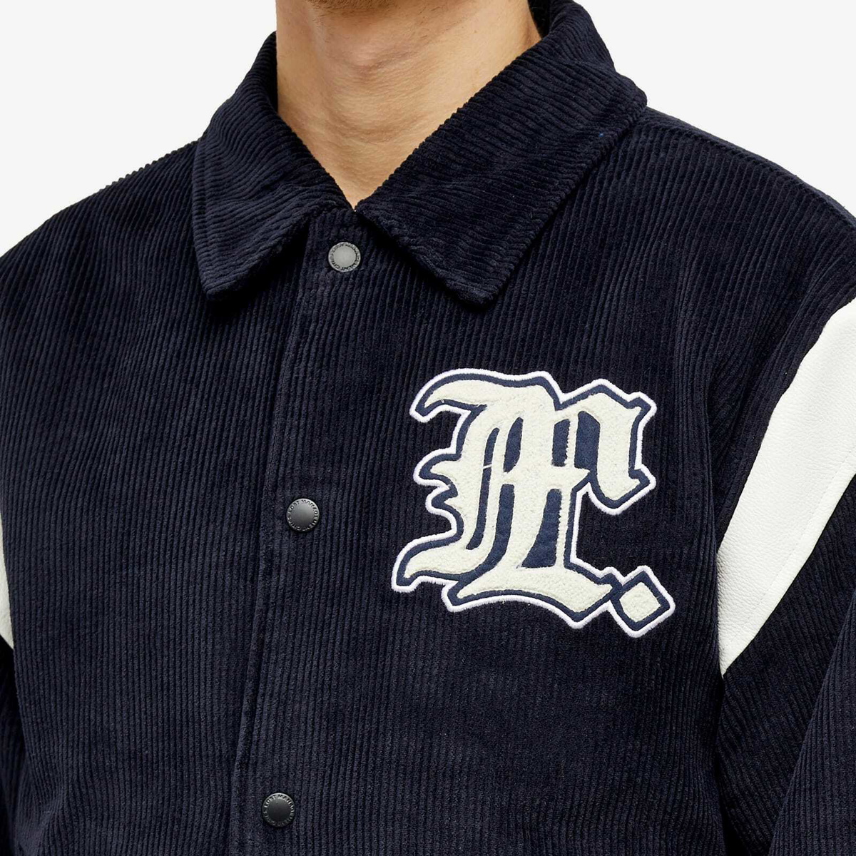 ジャケット LMC CODUROY VARSITY JACKET navy 0LM44FJK514NVY LMC Men's Gothic Corduroy Varsity Jacket in Navy LMC