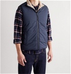 Alex Mill - Reversible Padded Sherpa and Shell Gilet - Neutrals
