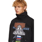 Vetements Black Russia Patchwork Turtleneck