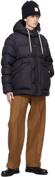 Emporio Armani Navy Convertible Down Jacket