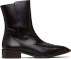 HEREU Brown Metla Polished Boots