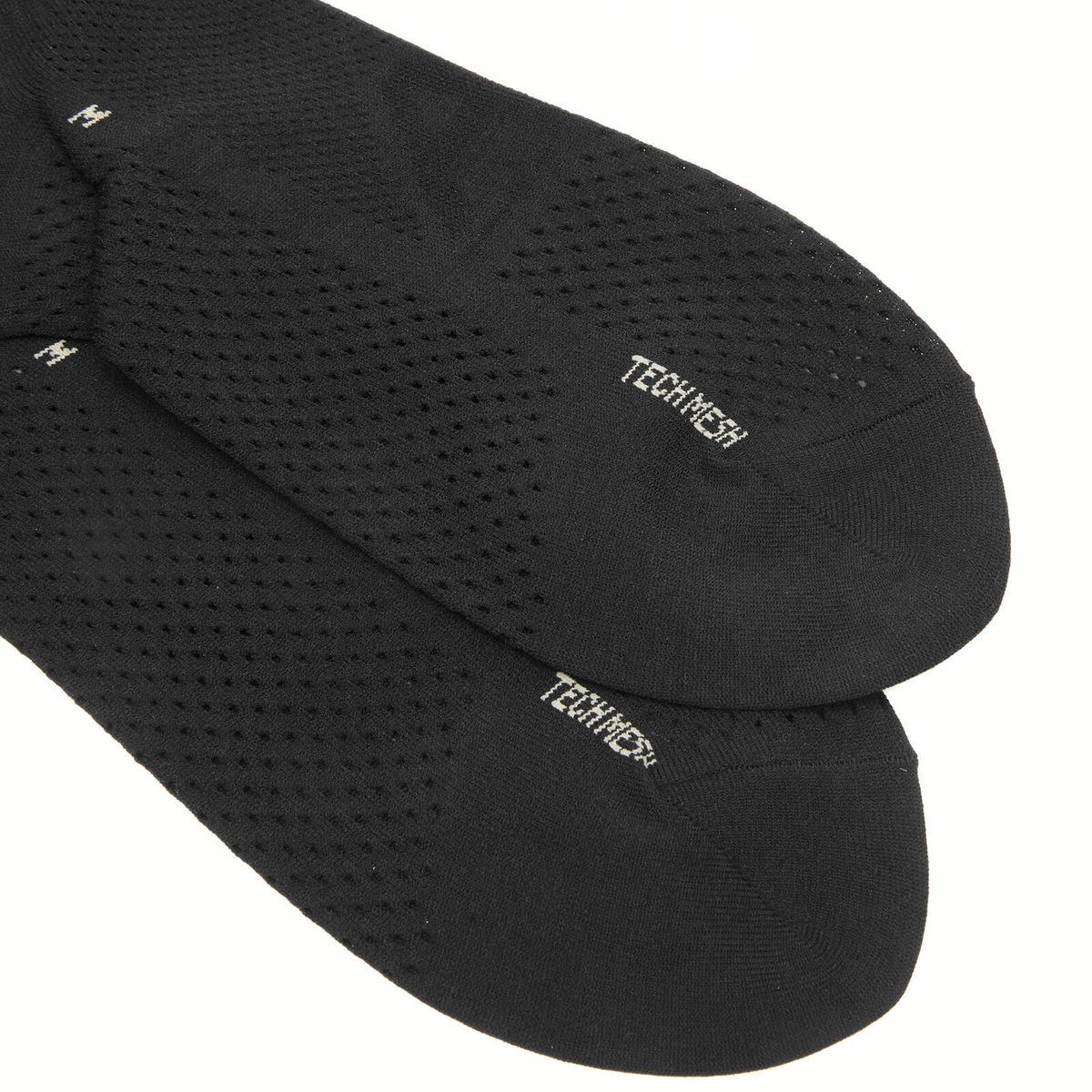 RoToTo Allrounder Tech-Mesh Crew Sock in Black