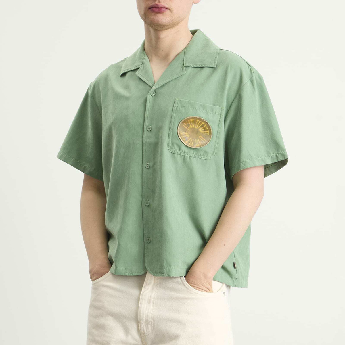 Honor the Gift Men's Brushed Camp Shirt in Mint
