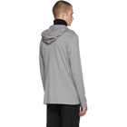 Balmain Grey Logo Hoodie