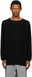 Cordera Black Front Seam Sweater