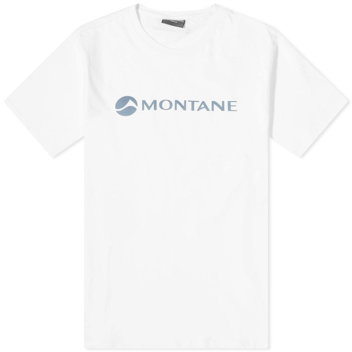 Photo: Montane Men's Mono Logo T-Shirt in White
