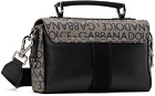 Dolce & Gabbana Taupe Jacquard Messenger Bag
