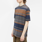 Pop Trading Company Men's Striped T-Shirt in Multi