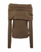 Pinko Womens Top Military in Green