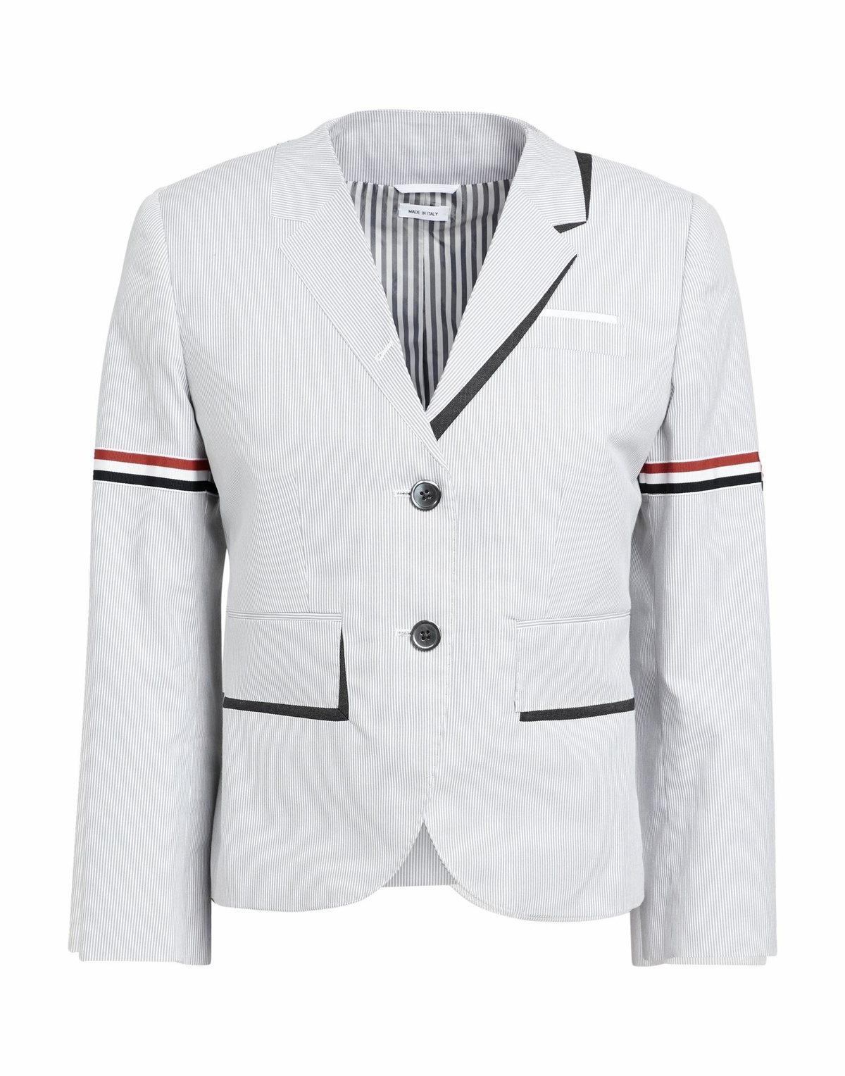 Thom Browne Womens Blazer Light in Grey