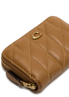 Coach Pillow Quilted Leather Wallet - Caramel - One Size