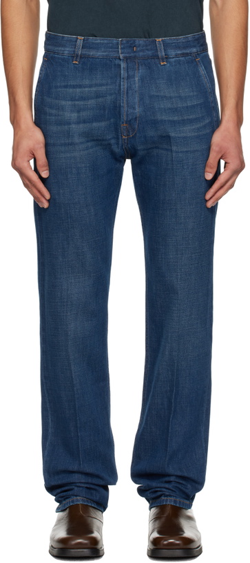 Photo: Lanvin Blue Straight Fit Jeans