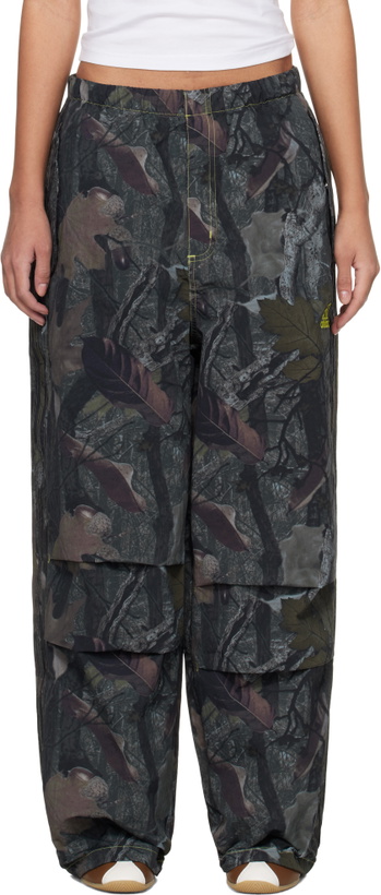 Photo: adidas Originals Green Q1 Camo Lounge Pants