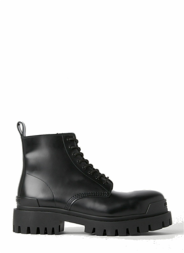 Photo: Balenciaga - Strike Boots in Black