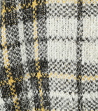 Junya Watanabe - Checked wool-blend sweater
