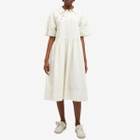 Story mfg. Women's Meadow Maple Midi Dress in Ecru Meadow