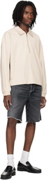AGOLDE Beige Darius Polo
