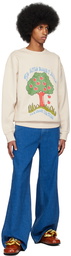 JW Anderson Beige Apple Tree Sweatshirt