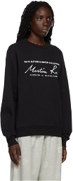 Martine Rose Black Cotton Sweatshirt