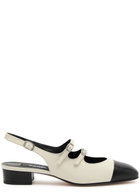 Carel Abricot 20 Leather Slingback Mary Jane Pumps
