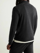Derek Rose - Finley Cashmere Half-Zip Sweater - Black
