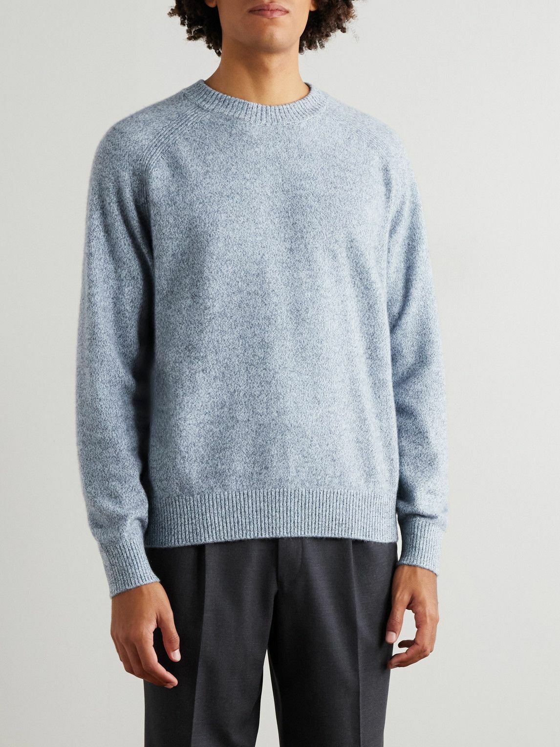 Zegna - Cashmere-Blend Sweater - Blue